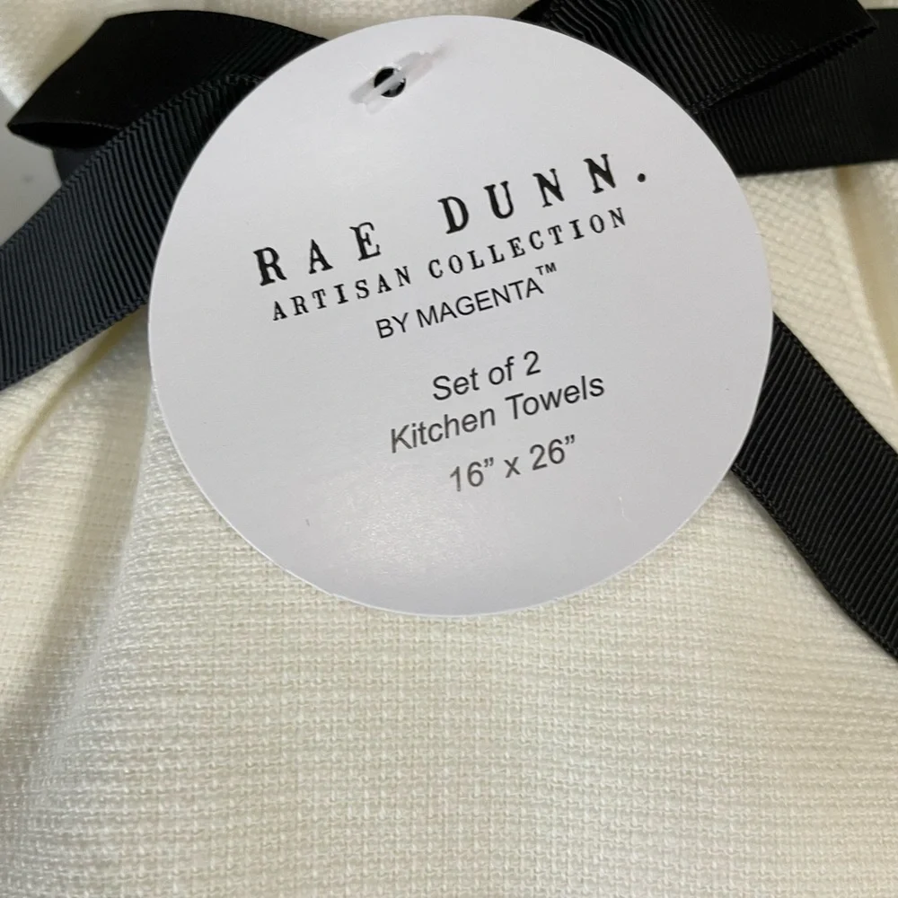 NEW Rae Dunn PUMPKIN SPICE Towel Set/2 🍁🎃🍁